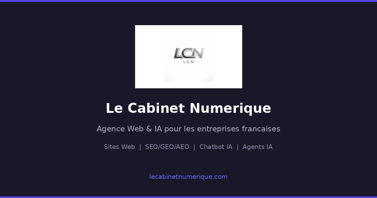 Accueil | Le Cabinet Numérique